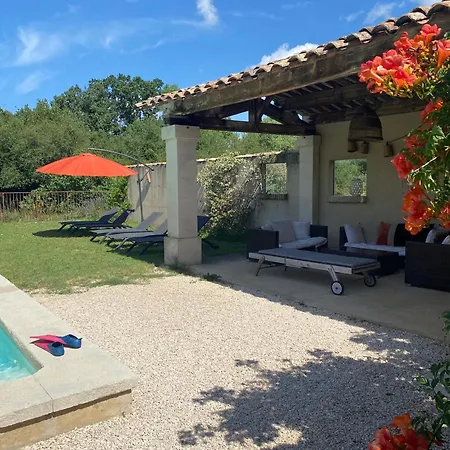 Maison De Famille Avec Piscine, Nord Uzes